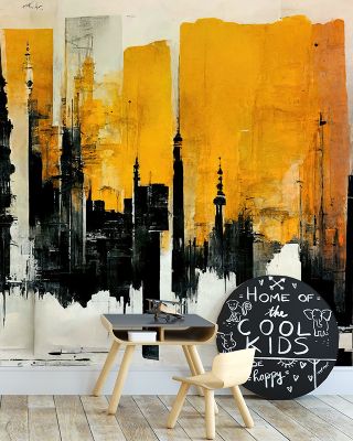 Glowing Cityscape