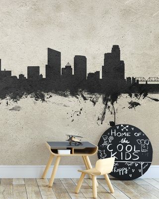 Grand Rapids Michigan Skyline Concrete