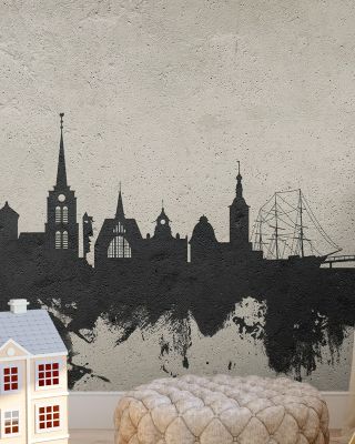 Halmstad Sweden Skyline Concrete