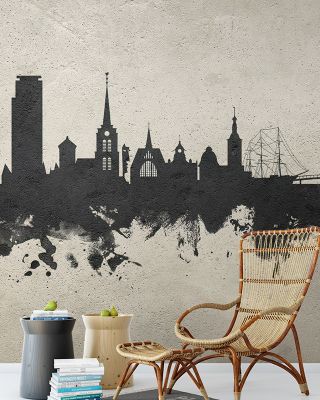 Halmstad Sweden Skyline Concrete