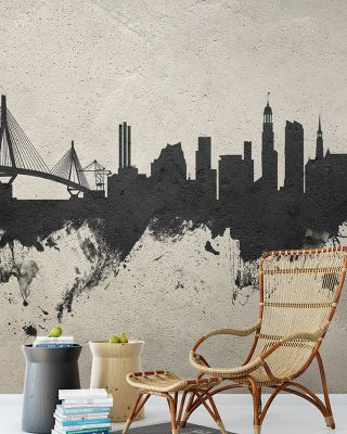 Hamburg Germany Skyline Concrete