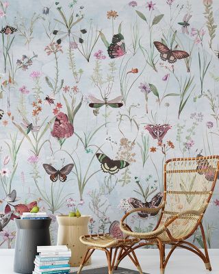 Herbals and Butterflies Blue