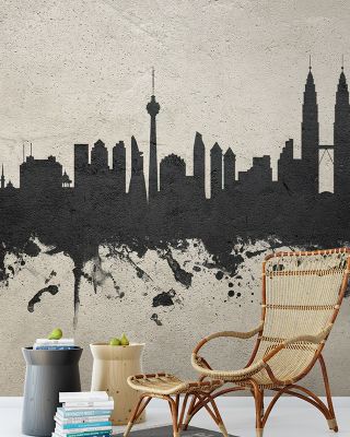 Kuala Lumpur Skyline Concrete
