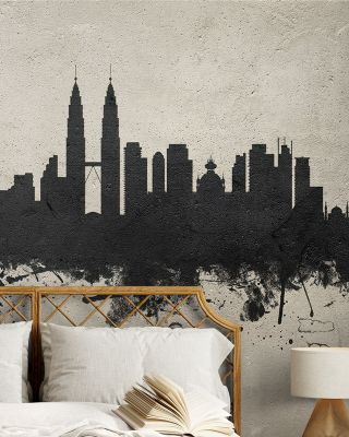 Kuala Lumpur Skyline Concrete