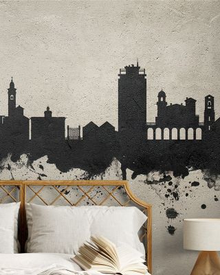 Lugano Switzerland Skyline Concrete