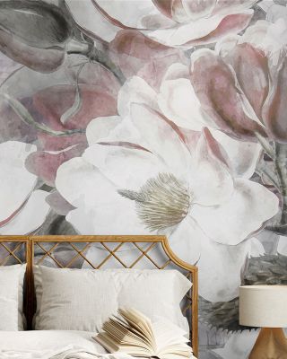 Magnolia Art Wall Mural