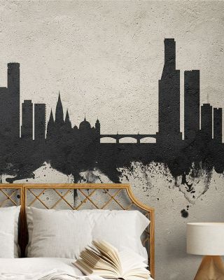 Melbourne Australia Skyline Concrete