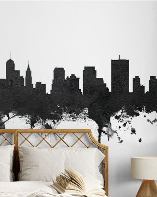 Memphis Tennessee Skyline Black & White