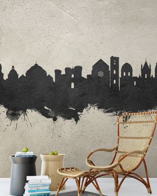 Naples Italy Skyline Concrete