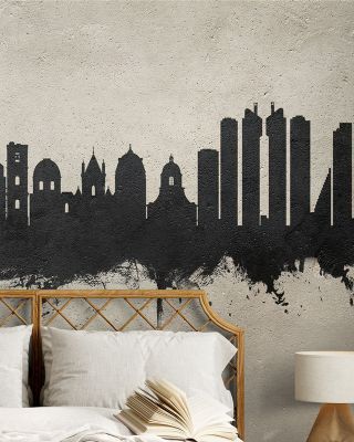 Naples Italy Skyline Concrete