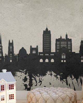 New Haven Connecticut Skyline Concrete