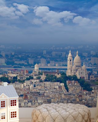 Paris Skyline and Sacre Coeur