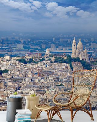 Paris Skyline and Sacre Coeur