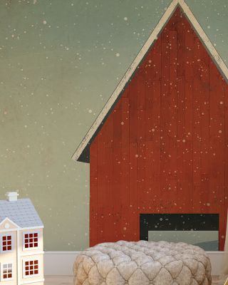 Red Barn Winter