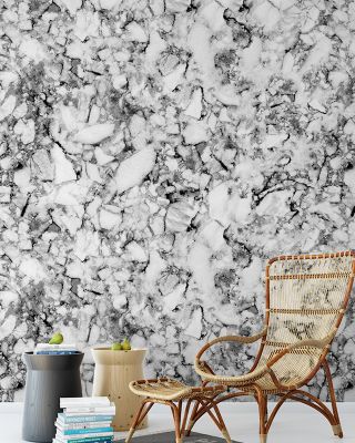 Statement Marble, Black & White