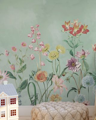 Summer Meadow in Bright Green