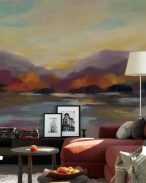 Fall Sunset Wallpaper: Warm Autumn Beauty for Cozy Interiors Walls Forever