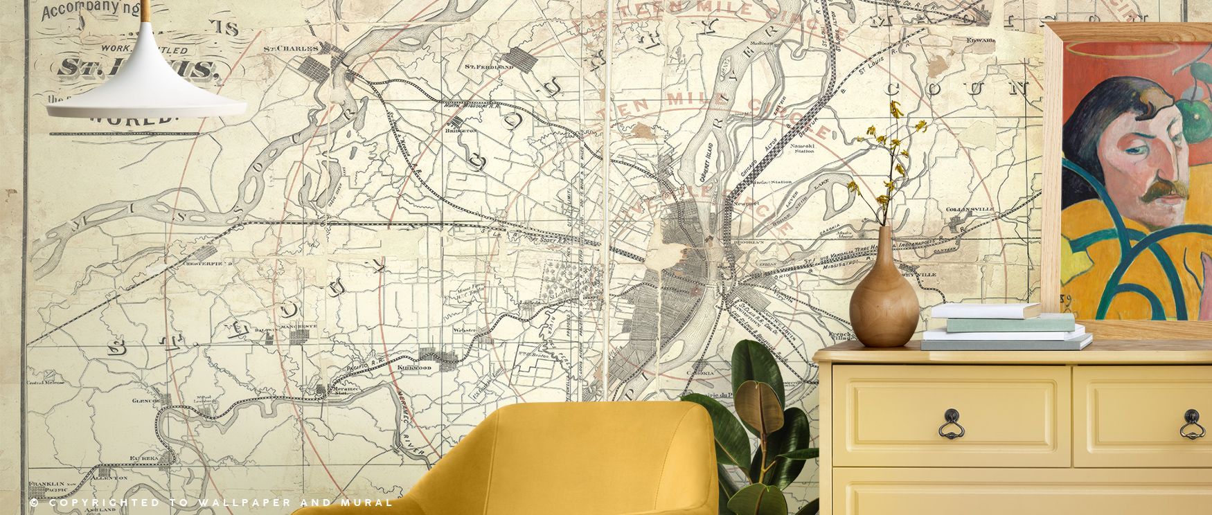 Capturing metropolitan nostalgia, Vintage St Louis Wallpaper celebrates structure and design harmony. Its tranquil palette creates a sophisticated mood, ideal for reflective rooms grounded in heritage. 