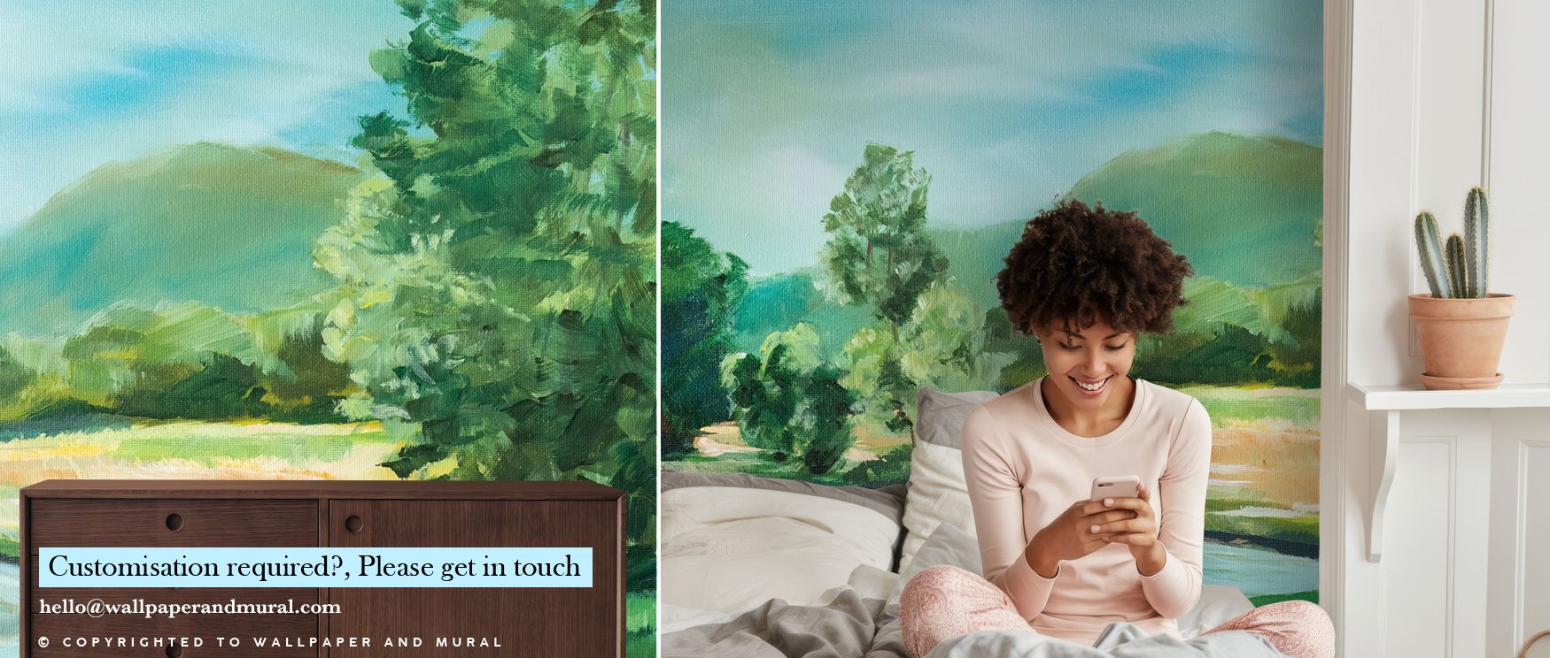 Gentle gradients ripple through Watershed on Canvas Wallpaper, portraying calm movement and depth. Its serene palette mirrors nature’s reflective tone, creating a meditative space filled with texture, air, and soft aesthetic grace. 