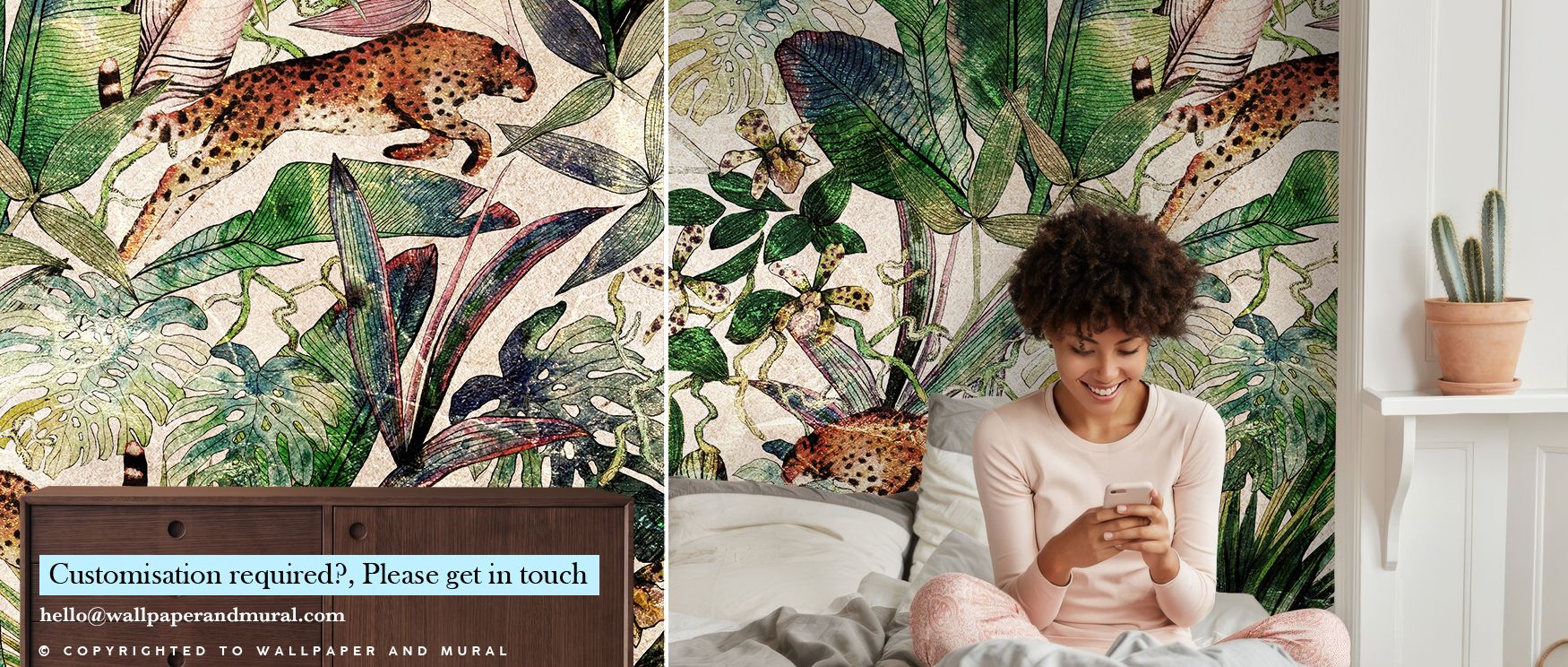 Wildcat Leaves Wallpaper unfolds like a forest whisper, its shades gliding effortlessly between light and shadow. The organic composition breathes calm and creativity into spaces designed around balance and atmosphere. 