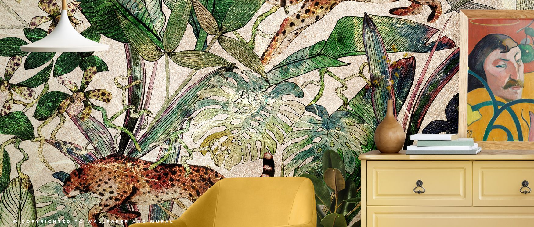 Wildcat Leaves Wallpaper embodies nature’s pulse through detailed layering and hue. The movement of tone adds richness and warmth, filling rooms with serenity, freshness, and a timeless sense of botanical wonder. 