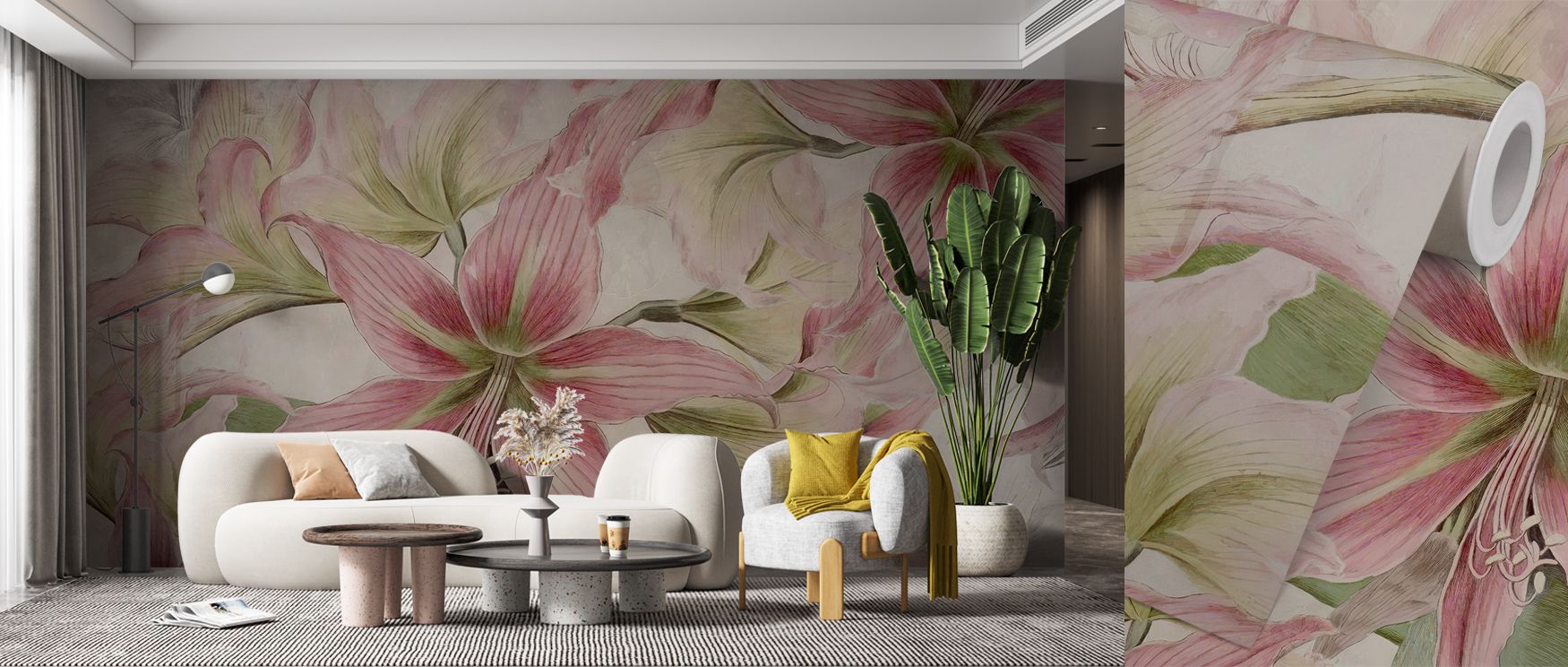 Amarantus Dream Vivid Wallpaper captures a festival of color through floral rhythm. The interplay between deep and bright tones conveys warmth and emotion, while its rich texture builds depth. Its expressiveness feels like nature painted in motion, breath
