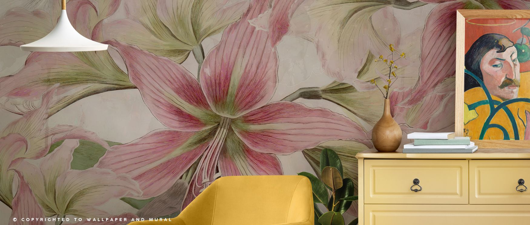 In the Amarantus Dream Vivid Wallpaper, the symphony of color captures imagination. Its balance between structure and fluidity embodies artistic freedom. The mural enriches living spaces with warmth, detail, and elegance. 