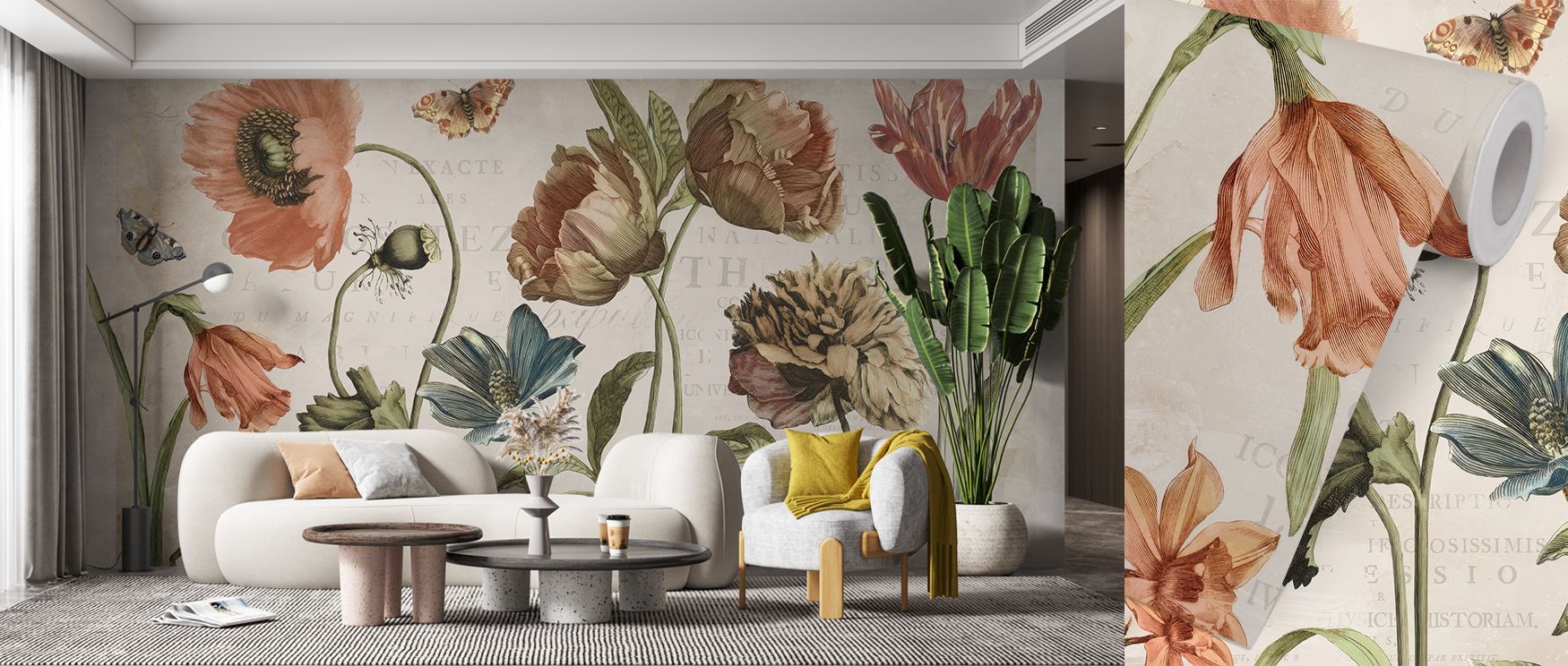 Subdued elegance shapes Antiquarian Study Wallpaper, where aged paper tones meet intricate design. The composition evokes cultured grace and quiet contemplation, transforming walls into spaces of historic reflection and visual harmony.