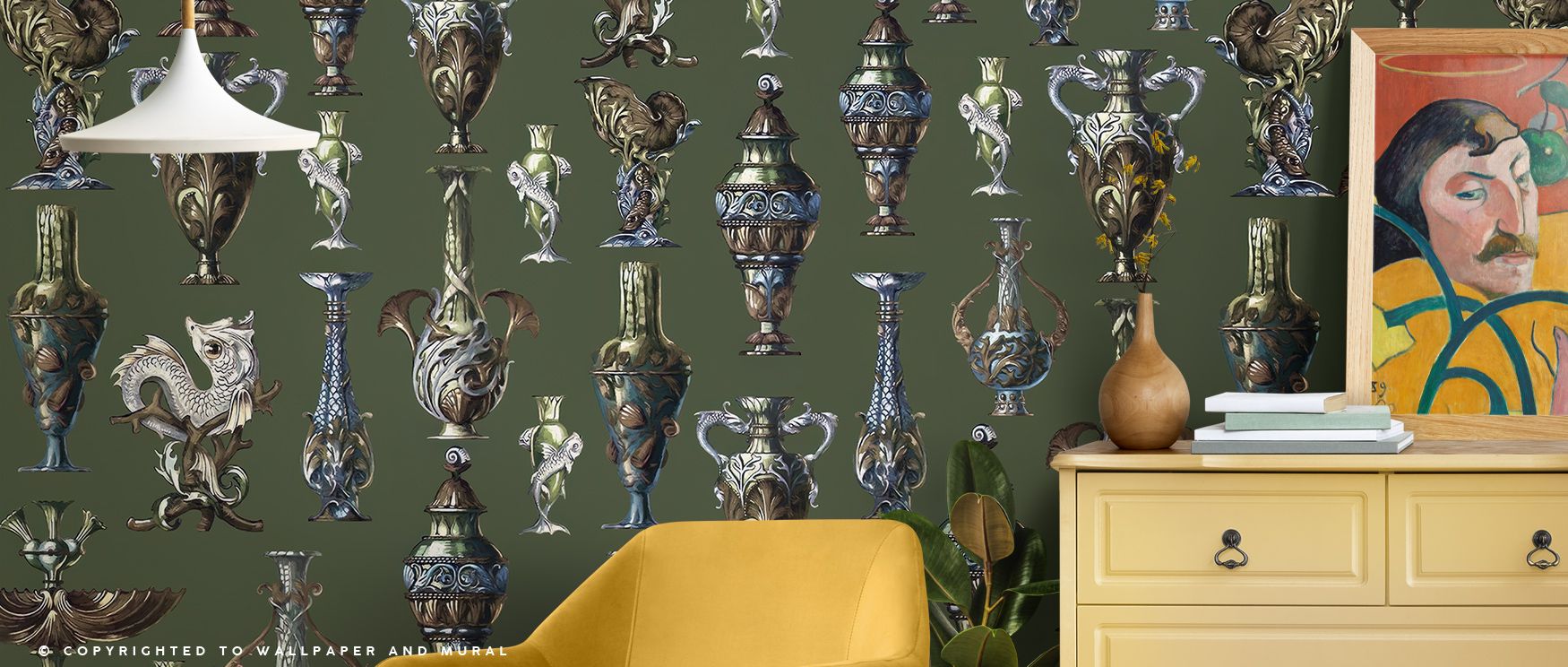 Soft metallic gleam whispers across Art Deco Wall Green Wallpaper, revealing depth within repeating shapes. Its refined glamour nurtures interiors embracing both nostalgia and contemporary finesse.