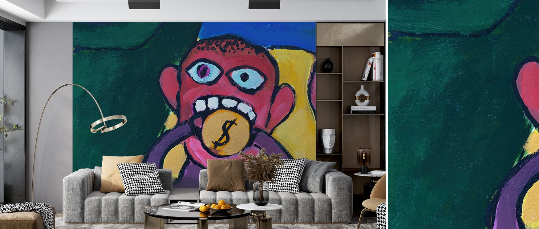 Artistic rebellion thrives inside Bad Taste Wallpaper, where visual tension becomes beauty through balance. Its layered complexity inspires curiosity, giving interiors dramatic energy, freedom, and cultural commentary woven through pattern and wit.