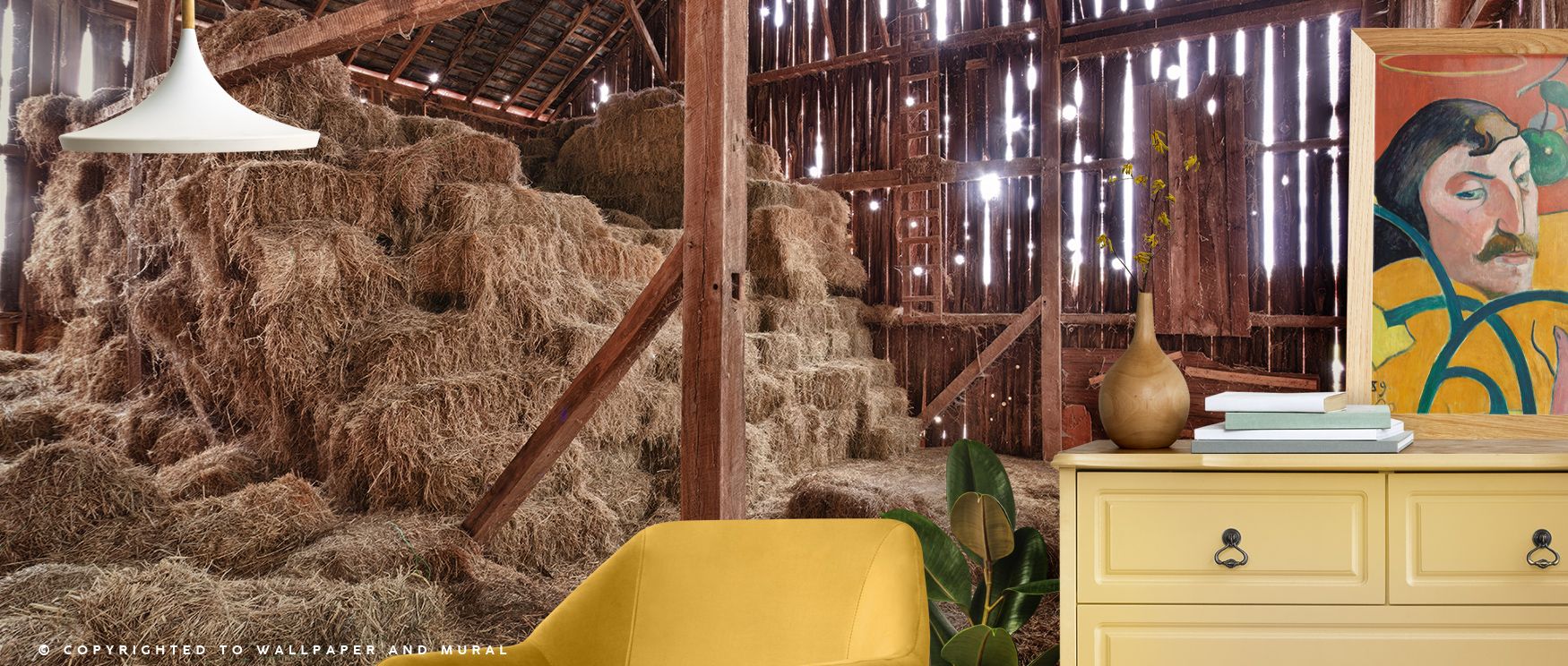 Earthy rhythm defines Barn Beams Wallpaper, its layered texture evoking barns, fields, and heritage. Each tone feels tactile and grounded, adding soulful depth and inviting atmosphere to homes built upon balance and simplicity of natural material beauty.