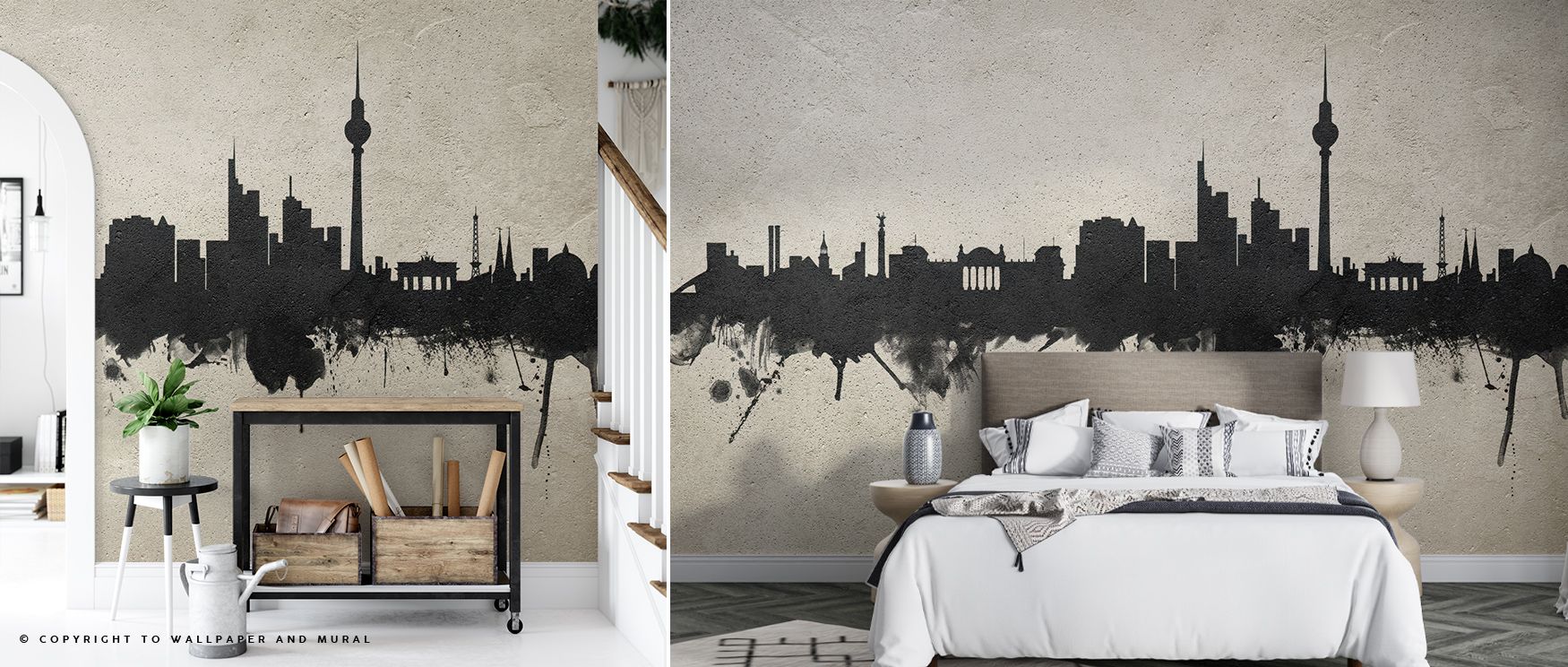 Subtle illumination glides through Birmingham England Skyline Concrete Wallpaper, defining silhouettes with refined precision. The imagery captures design purity, bringing serenity, confidence, and minimalist texture to interiors built upon quiet grace.