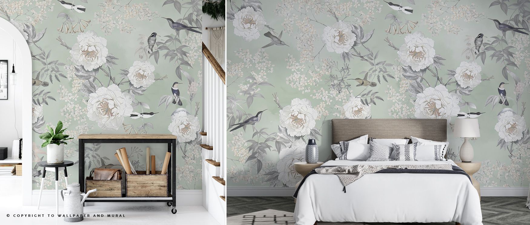 Gentle air carries color through Birds of Edenssd Wallpaper, merging coral wings with leafy gradients. The imagery inspires happiness and poise, bringing joyful sophistication and nature’s emotional depth into serene contemporary interiors.