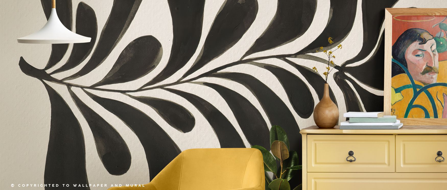 Golden hues ripple across Blooming Joy Wallpaper, weaving optimism and softness. Each color blooms with authenticity, enriching interiors with visual balance and emotional connection to natural beauty.