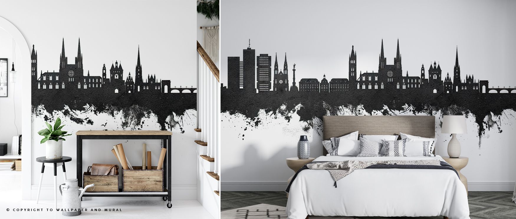 Refined proportion shines in Bordeaux France Skyline Black & White Wallpaper, where contrast defines calm. Each form conveys precision and artistry, filling interiors with warmth and composure through modern historic rhythm. 
