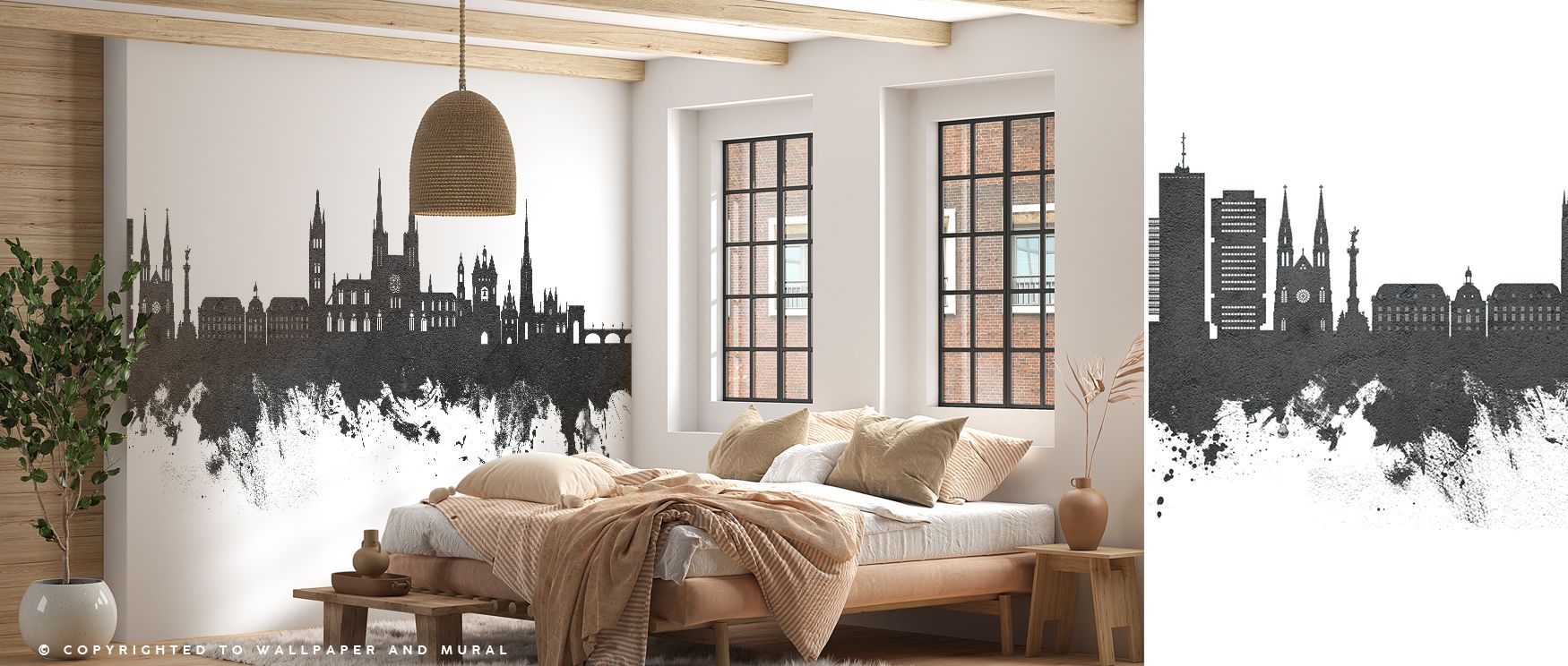 Grayscale beauty flows through Bordeaux France Skyline Black & White Wallpaper, where shadows breathe along elegant outlines. Each structure captures serenity and depth, turning interiors into timeless reflections of urban artistry and grace. 
