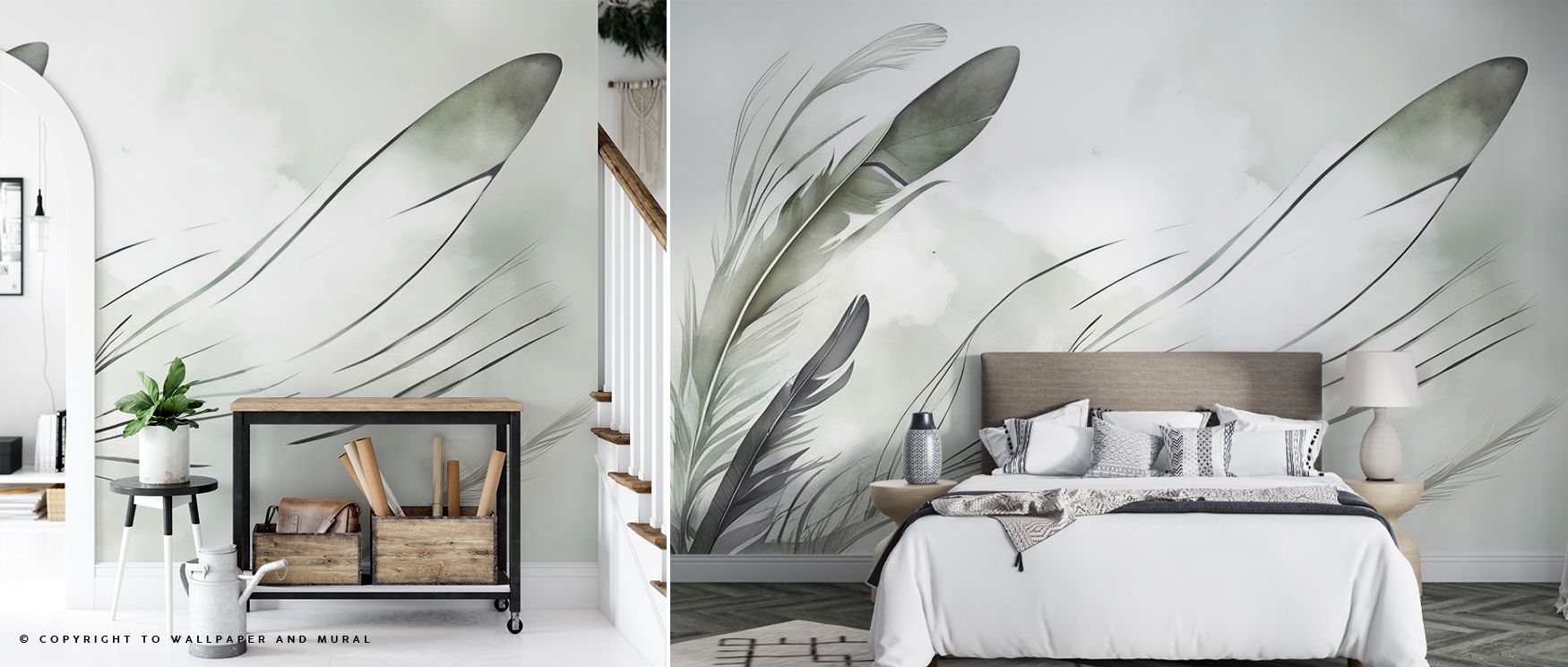 Fluid transitions define the Breath Green Wallpaper, painting serenity in layers of translucent green. Each curve suggests flowing water and living growth, wrapping interiors in organic calm. Its subtle interplay between dark and light creates dimension a