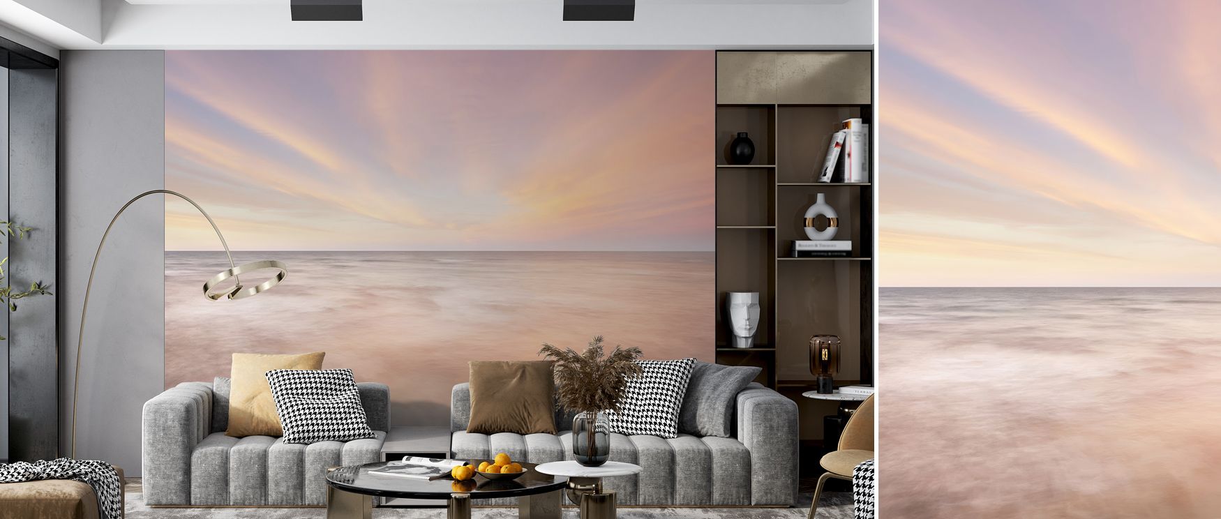 Ethereal calm radiates from the Calm Seas Serene Ocean Wallpaper, where gradient tones echo horizon and depth. Each hue blends effortlessly, transforming interiors into spaces of serenity and focus. Its subtle texture suggests the gentle whisper of waves.