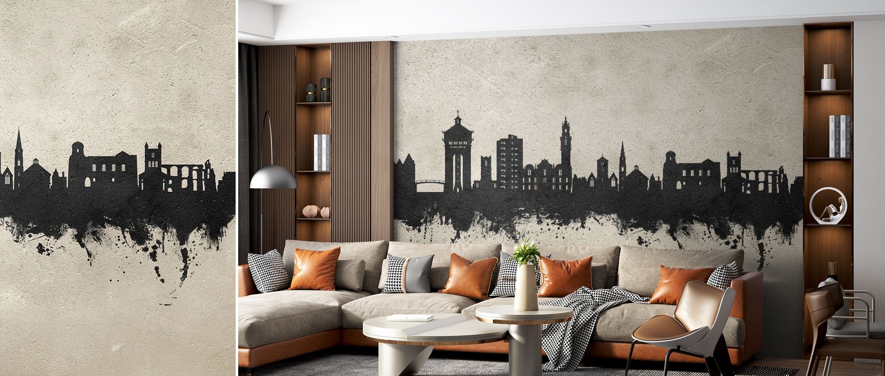 Graceful neutrality frames Colchester England Skyline Concrete Wallpaper, where concrete’s strength meets artistic sensitivity. Designed for timeless interiors, it embodies balance, form, and purity through nuanced shading and soft transitions. 