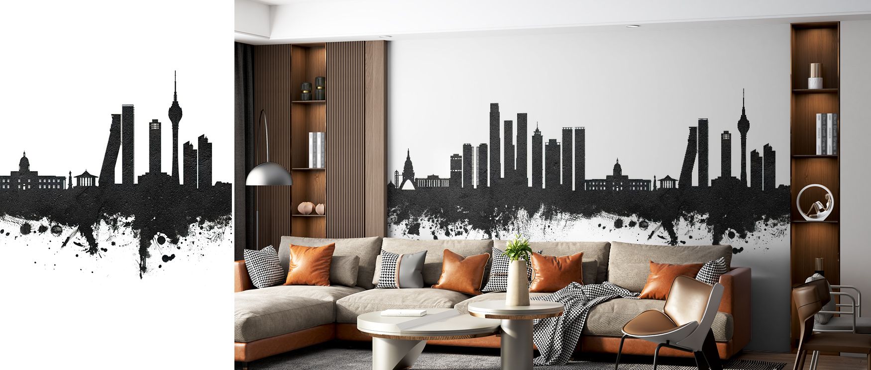 Modern refinement glows in Colombo Sri Lanka Skyline Black & White Wallpaper, where contrast defines emotion. Each gradient reveals depth and grace, illuminating walls with understated artistic energy. 