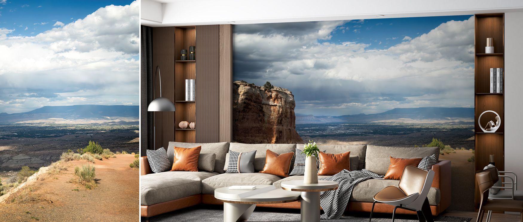 Earth and sky converse across Colorado Scene Wallpaper, revealing the Rockies’ vast charm in textured light. Designed for harmony, it conveys openness and presence, ideal for interiors that embrace warmth and artistry. 