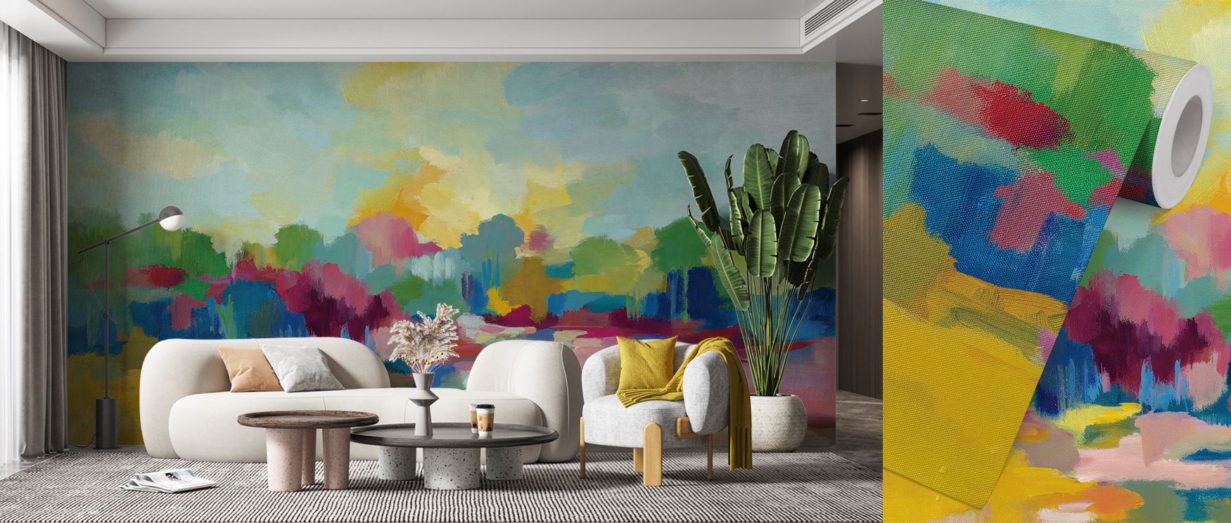 Joyful artistry defines Colorful Day Wallpaper, uniting fluid patterns and radiant hues. Each transition feels alive, embodying color’s expressive power. Ideal for contemporary interiors, it adds depth, vibrancy, and brightness. 