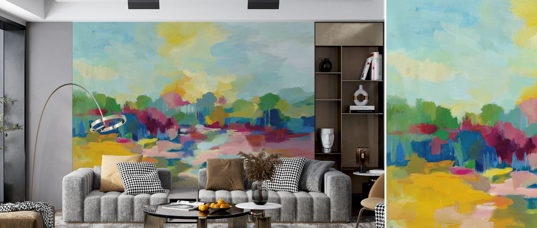 Soft vibrance defines Colorful Day Wallpaper, merging modern design with emotional energy. Each color transition flows like melody, painting interiors with cheerful tone and poetic visual balance. 