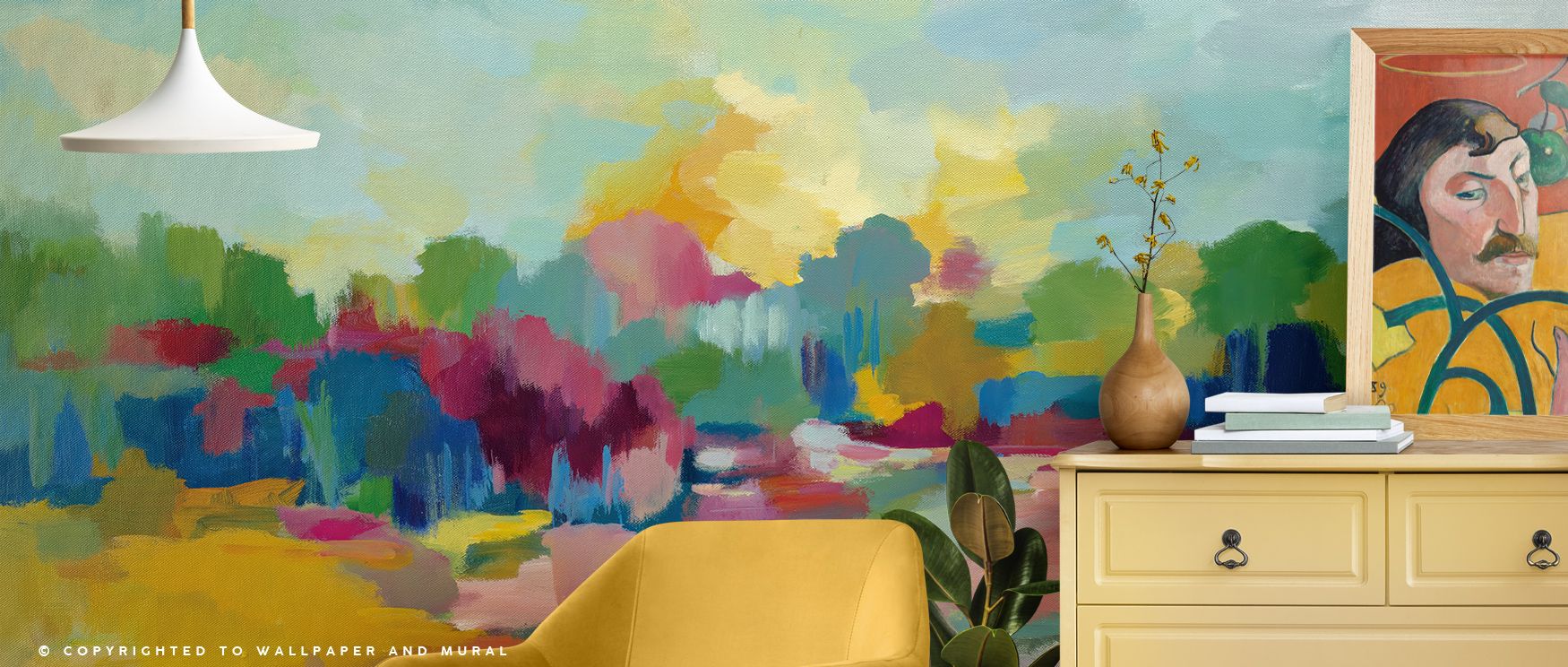 Energetic charm radiates through Colorful Day Wallpaper, where lively hues melt into one another. Its rhythmic motion and expressive depth fill rooms with playfulness and creative serenity blended with color harmony. 