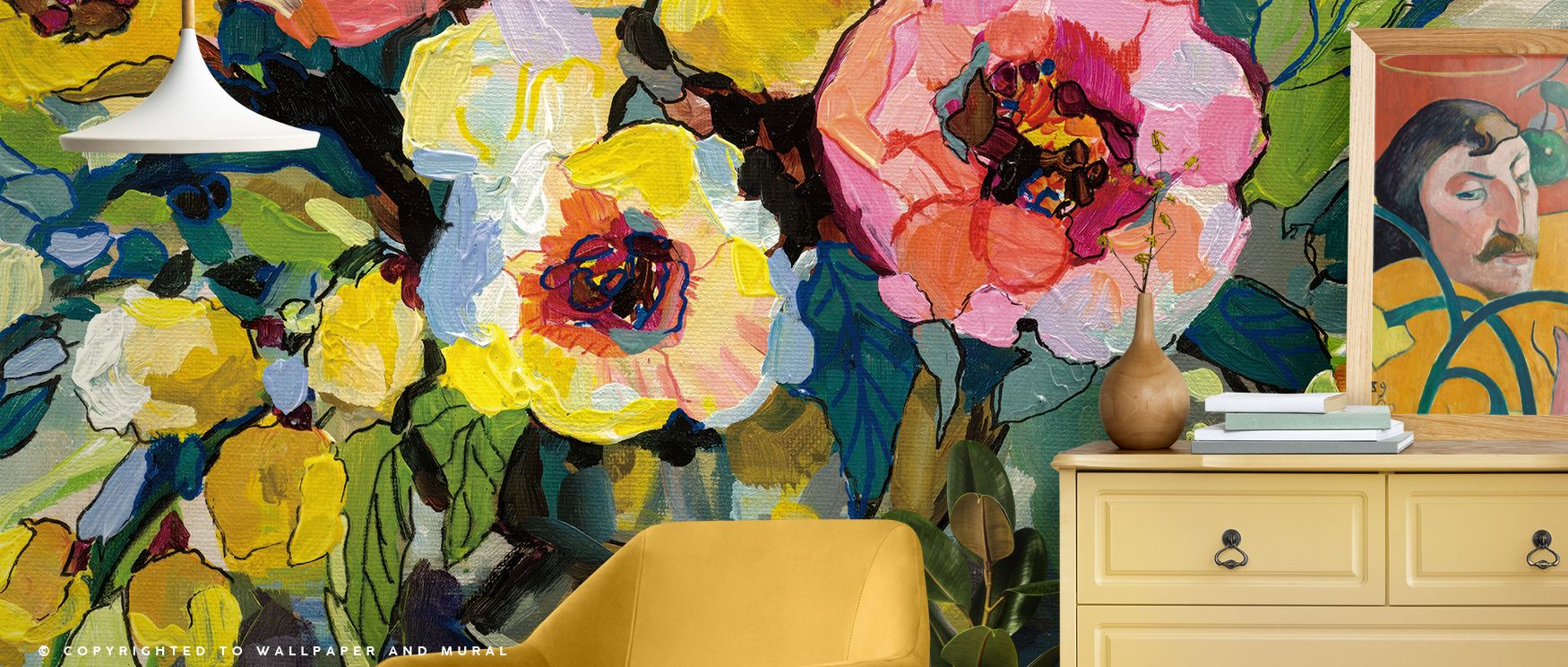 Whispers of nature flow through Cottage Bouquet Wallpaper, with wildflower clusters drifting through gentle hues. Each detail invites calm reflection, turning rooms into spaces filled with nostalgic comfort and refined peace. 
