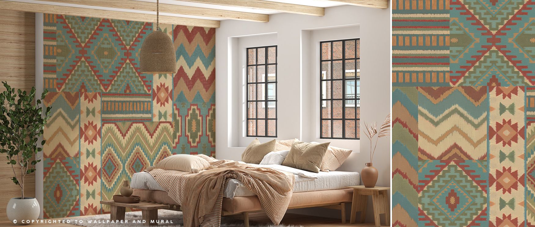 Golden light settles across Country Mood I Wallpaper, revealing layers of meadow and hill beneath gentle skies. The painted textures evoke emotion and balance, offering visual depth that fills interiors with rustic grace and timeless composure. Each detai