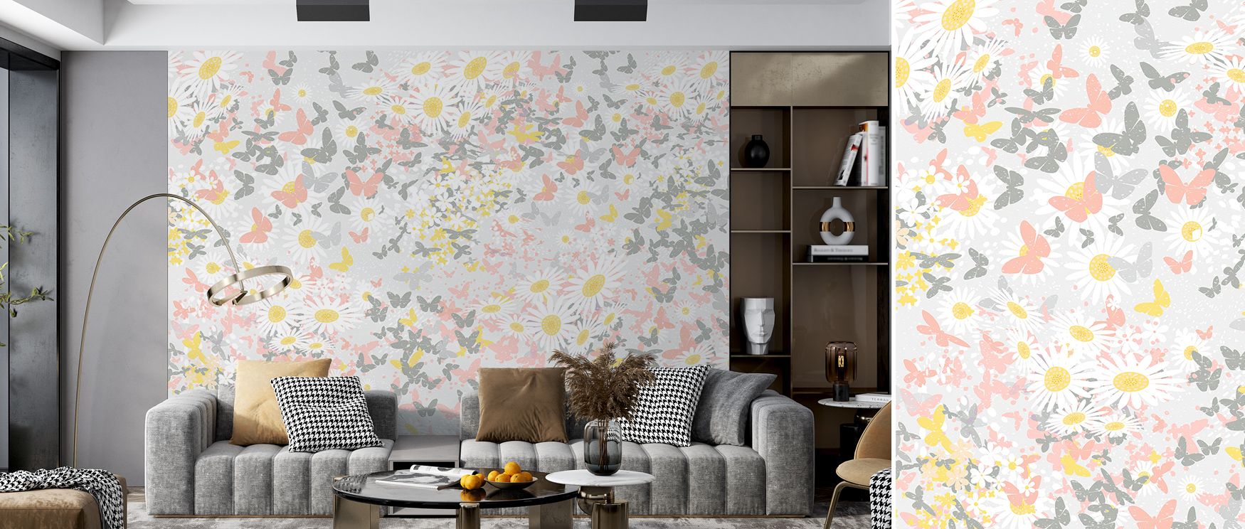 Blooming in motion, Daisy Swirl Whimsical Delight Wallpaper presents a dance of petals that flow gracefully through air and light. This design paints your room with lively energy and a gentle sense of calm, enhancing cozy nooks and children’s spaces with 