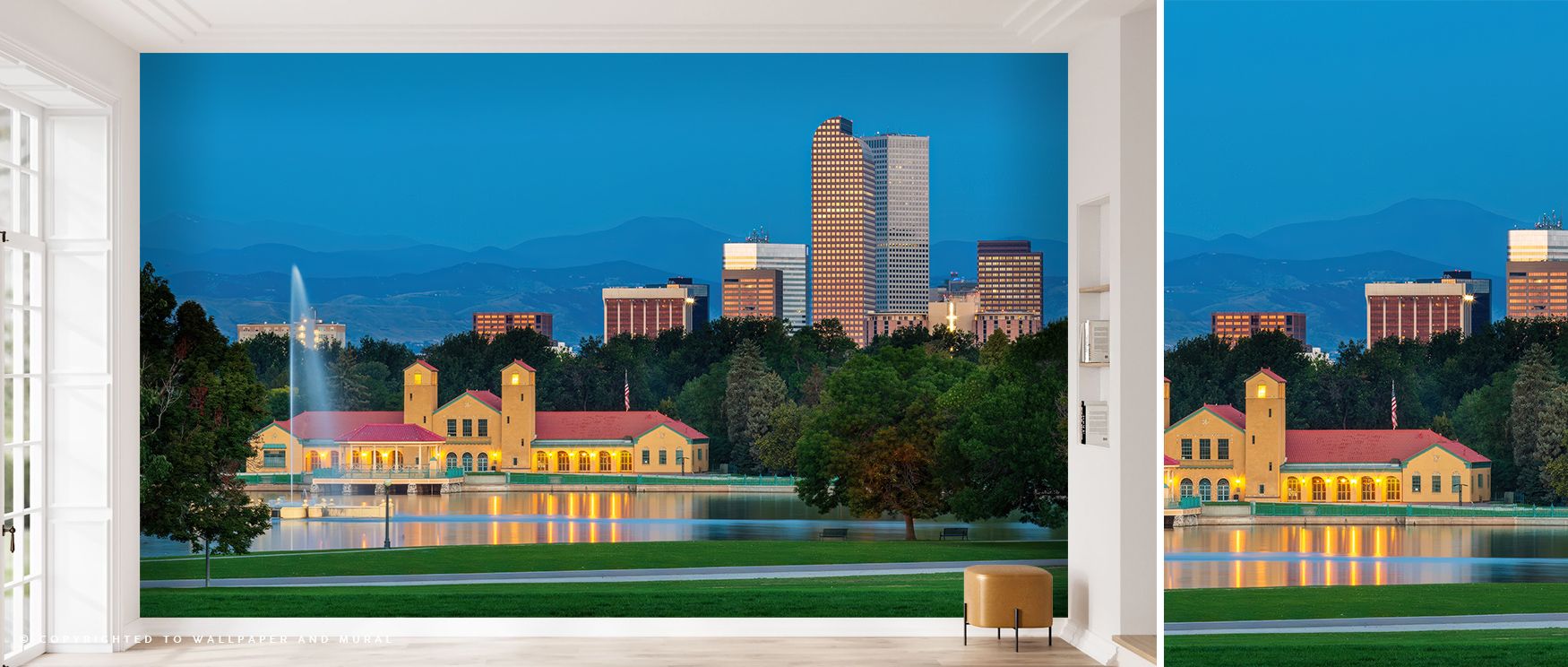 Denver Sunrise Wallpaper paints the skyline in tones of morning radiance, where every beam feels like an embrace of warmth and color. The harmonious palette transforms walls into living art, celebrating new beginnings through design’s emotional language. 