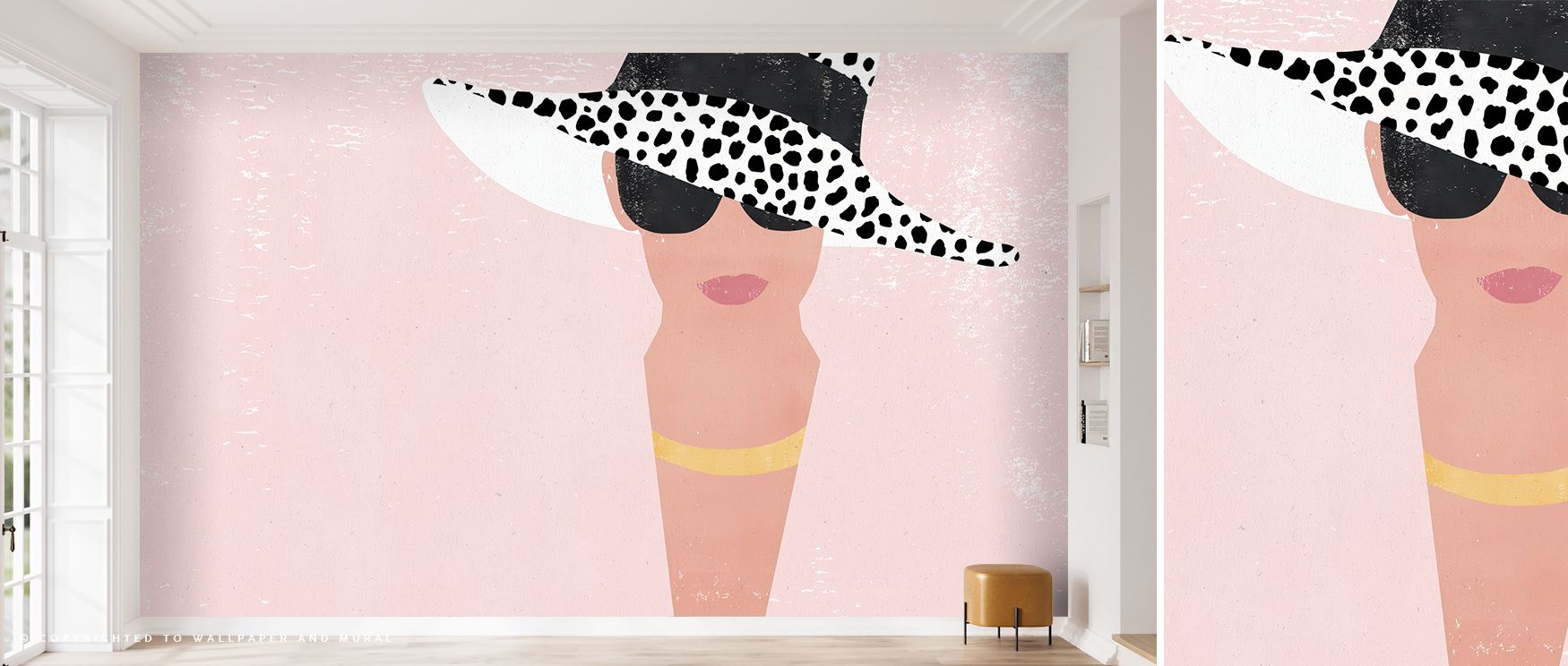 Subtle gradients breathe through Dotted Fashion Forward Wallpaper, bringing a sense of motion and elegance. Each dot reflects artistry in restraint, giving walls a couture-inspired texture that elevates every refined space. 