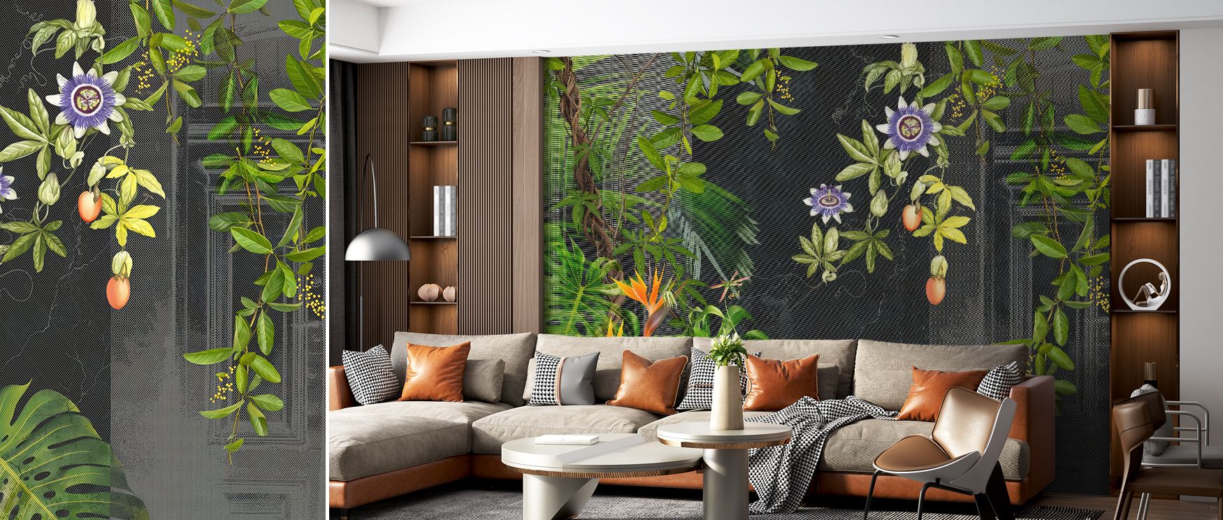 Tropical elegance thrives within Dragons Fruit at Home Wallpaper, as organic shapes ripple through soft highlights. The design’s fresh rhythm turns walls into artful expressions of nature’s brilliance, filling rooms with optimism and grace. 